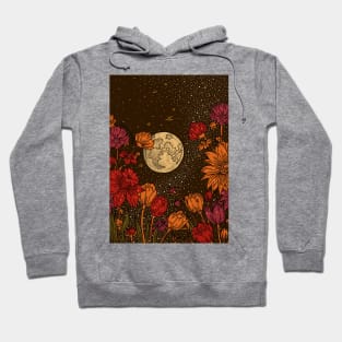 Floral Moon Universe Hoodie